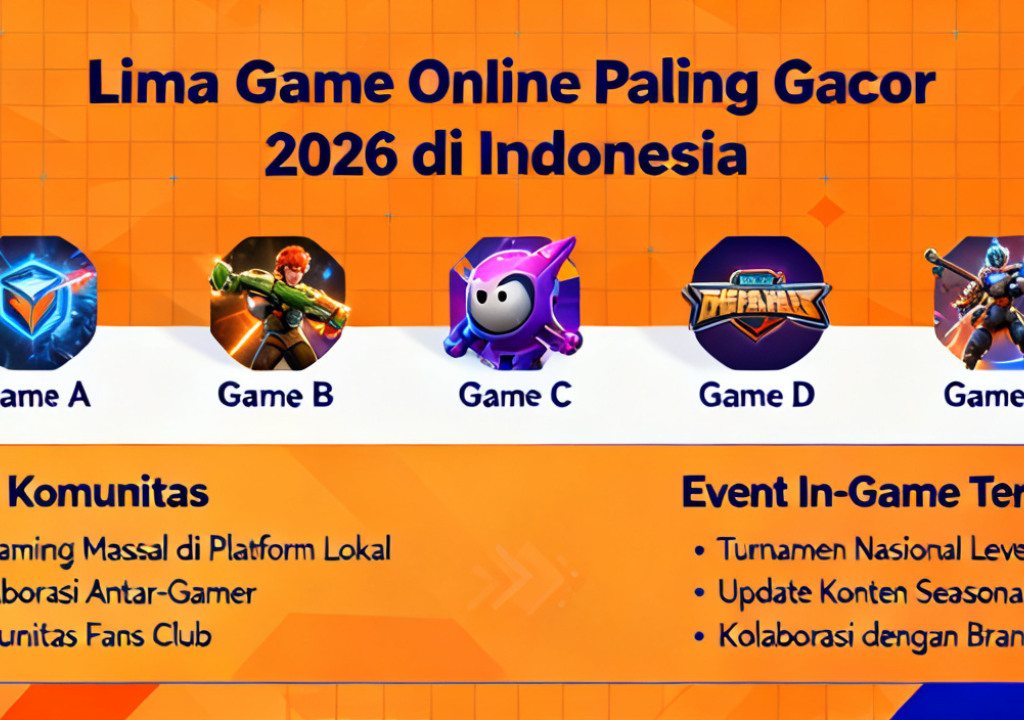 5 Game Online Paling Gacor di Tahun 2026 yang Lagi Trending di Indonesia