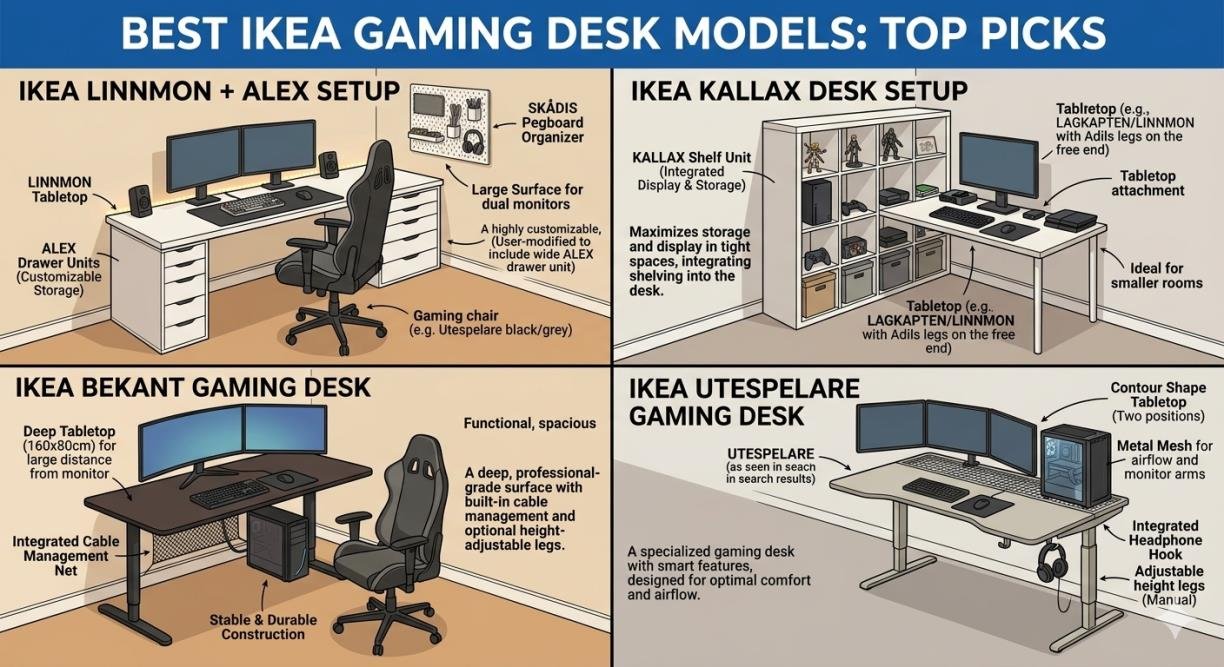 Ikea Gaming Desk