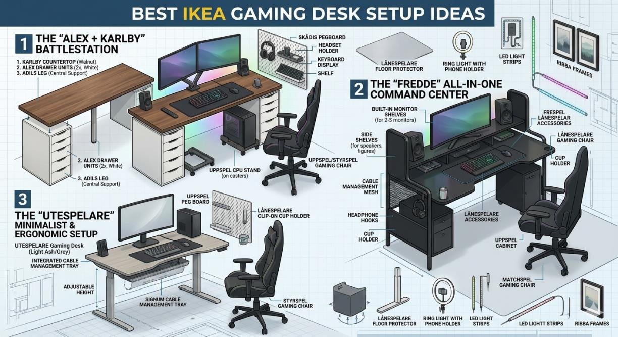 Ikea Gaming Desk