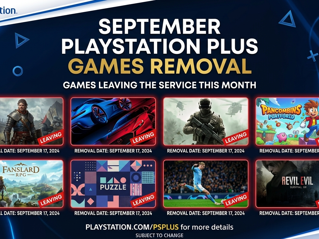 September PlayStation Plus Games Removal 2026: Full List, Dates & Alternatives