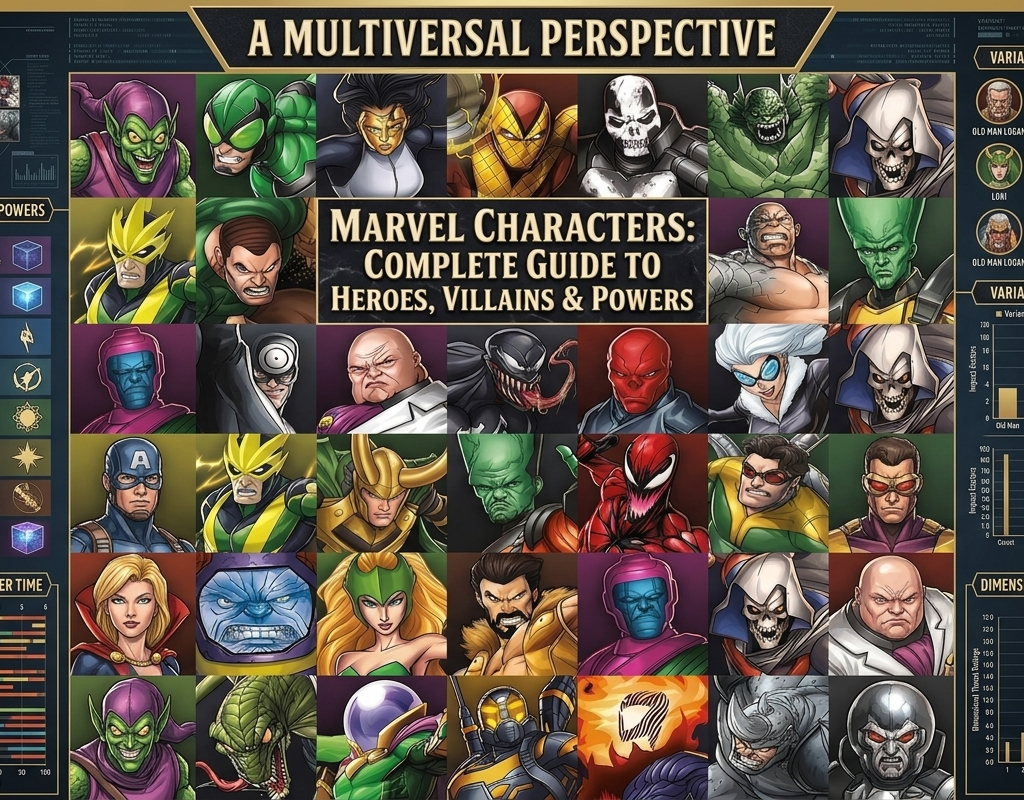 Marvel Characters: Complete Guide to Heroes, Villains & Powers